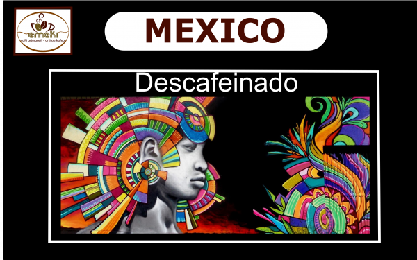 PEGATINA Mexico desc - Café  Descafeinado